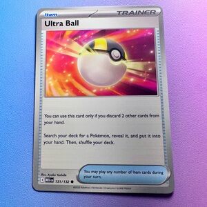 ultra ball - 131/132 (common) — pokemon: mega evolutions